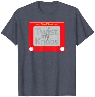 Twist My Knobs T-Shirt (Heather Blue)