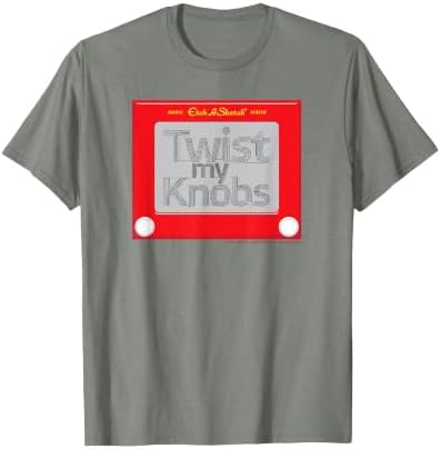 Twist My Knobs T-Shirt (Olive Heather)
